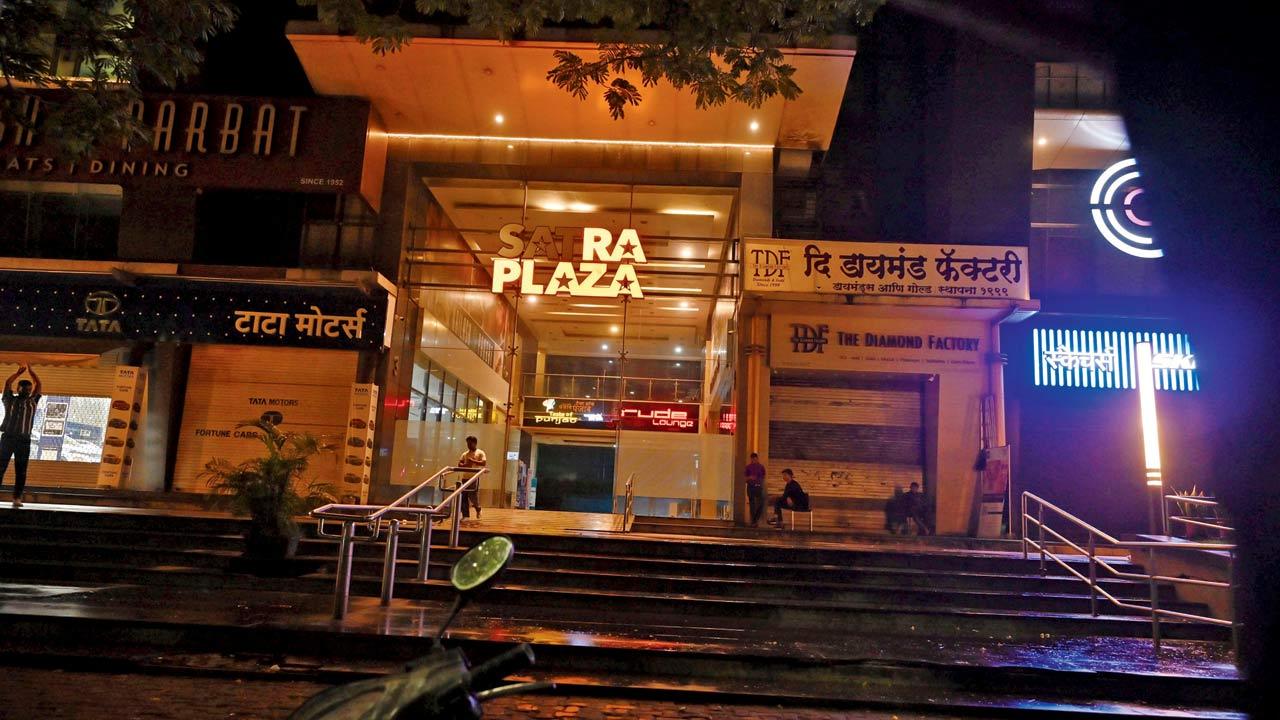 Satra Plaza in Vashi, where the reporter met Mehak on August 7. PIC/ATUL KAMBLE