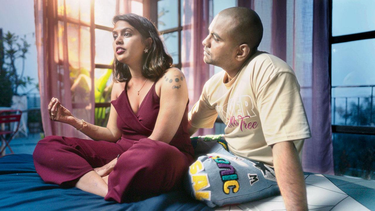 A couple featured in the documentary