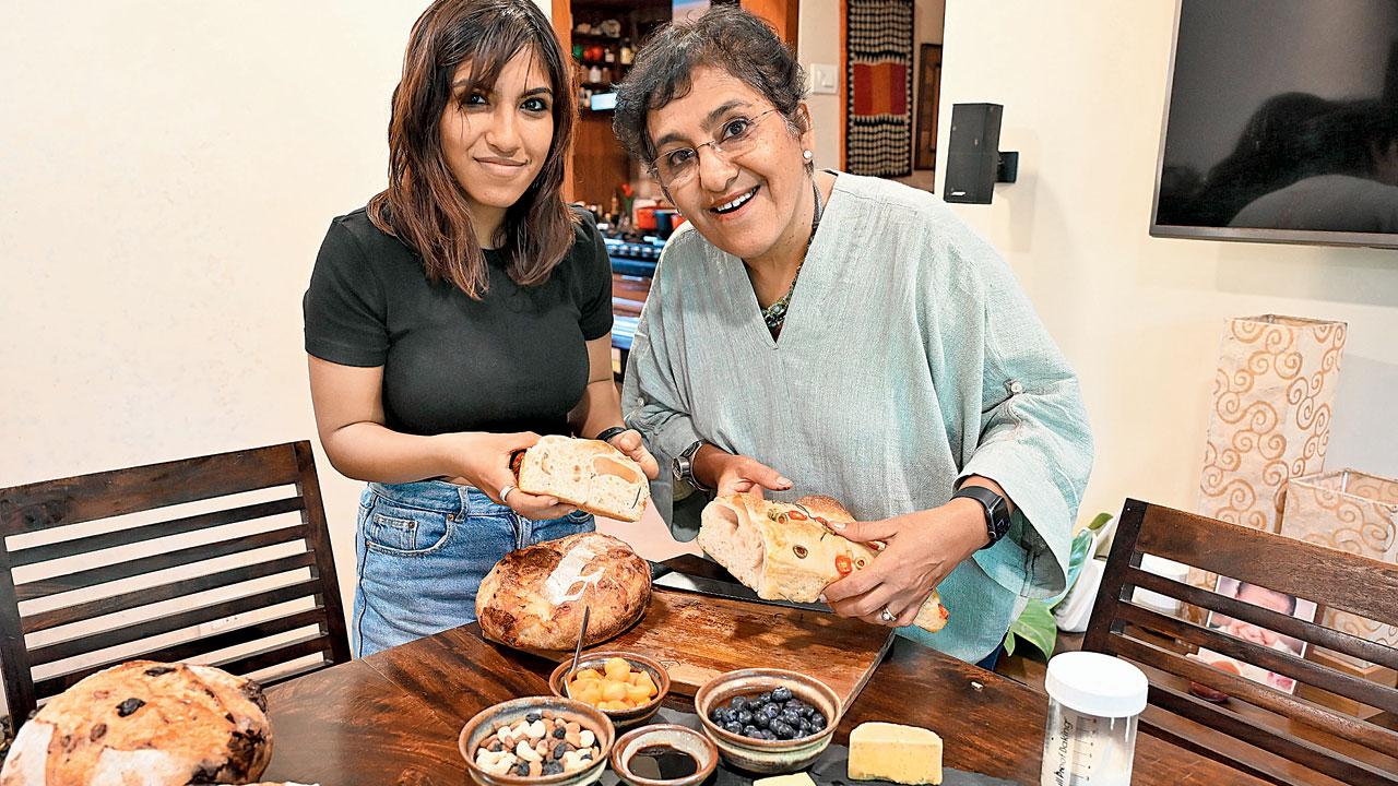 Doctor duo Dr Prarthana Shah and her mother Dr Chandini Sethi-Shah love baking sourdough. Pic/Kirti Surve Parade