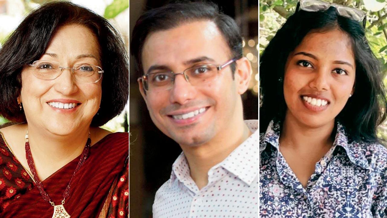 Shernaz Cama, Kerman Daruwala and Sakshi