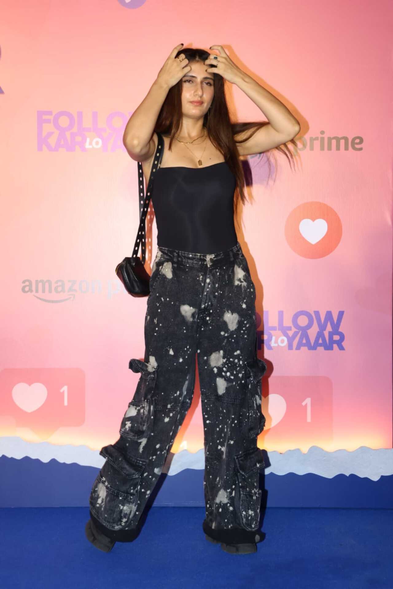 Fatima Sana Sheikh attended the star-studded screening of Uorfi Javed's reality show 'Follow Kar Lo Yaar'