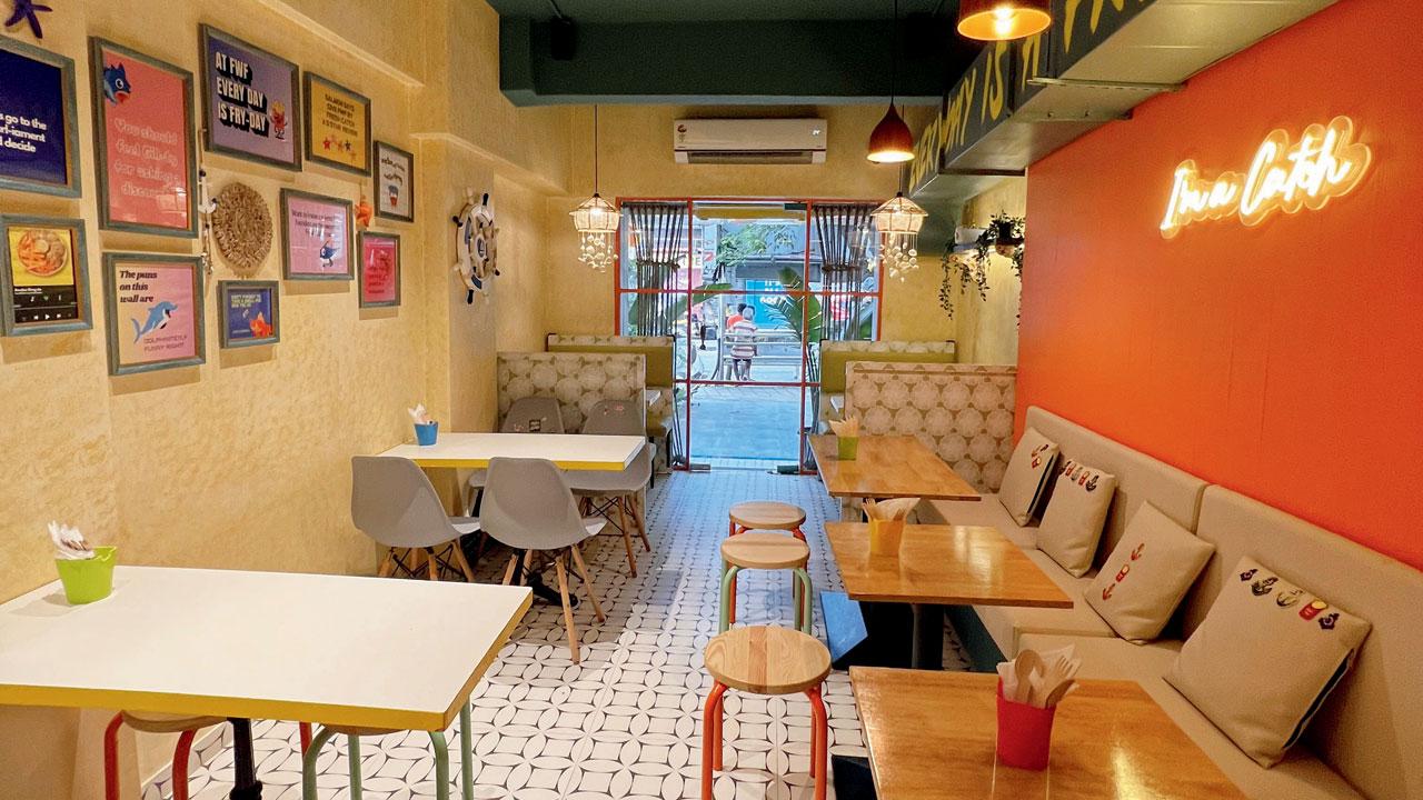 The interiors of the space