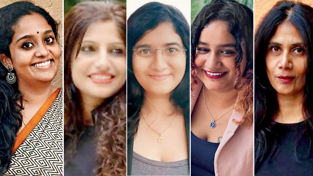 Ananya Shekhar, Seema Hingorrany, Ananya Shetty, Masha Arabi and Shinie Antony