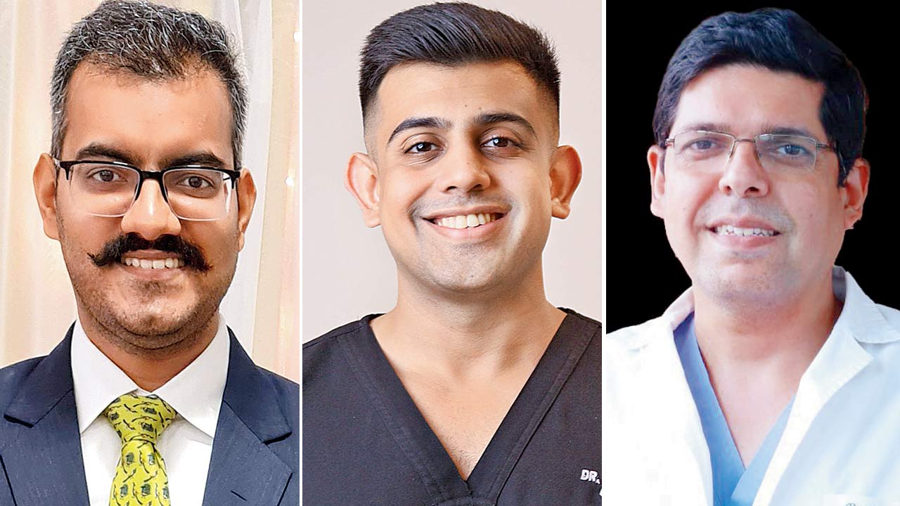 Dr Anuj Tiwari, Dr Manan Vora and Dr Arjun Dhawale