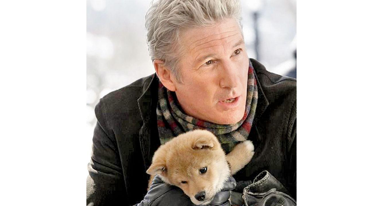 Richard Gere in a still from Hachi: A Dog’s Tale. PICS COURTESY/YOUTUBE