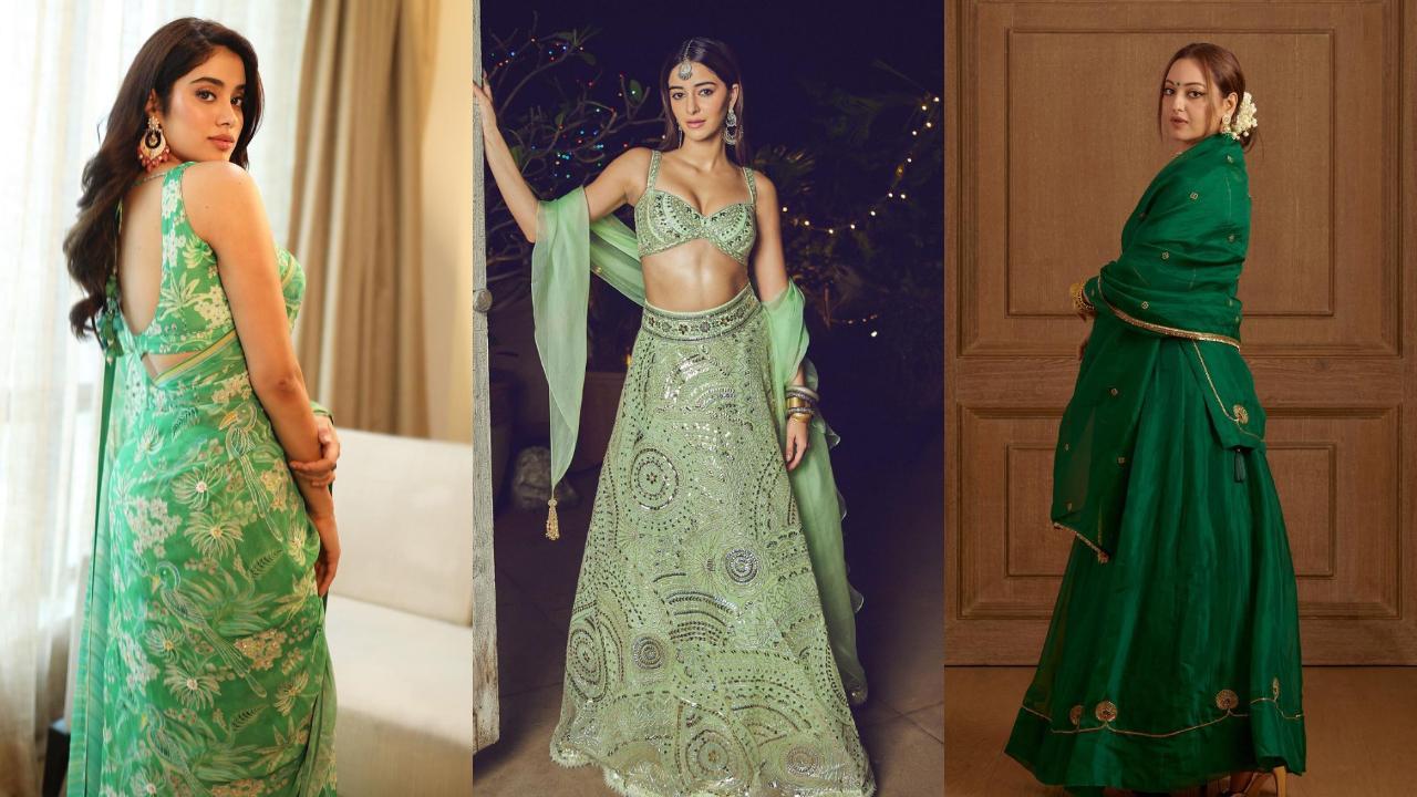 Janhvi Kapoor, Ananya Panday, Sonakshi Sinha. Pic/Instagram