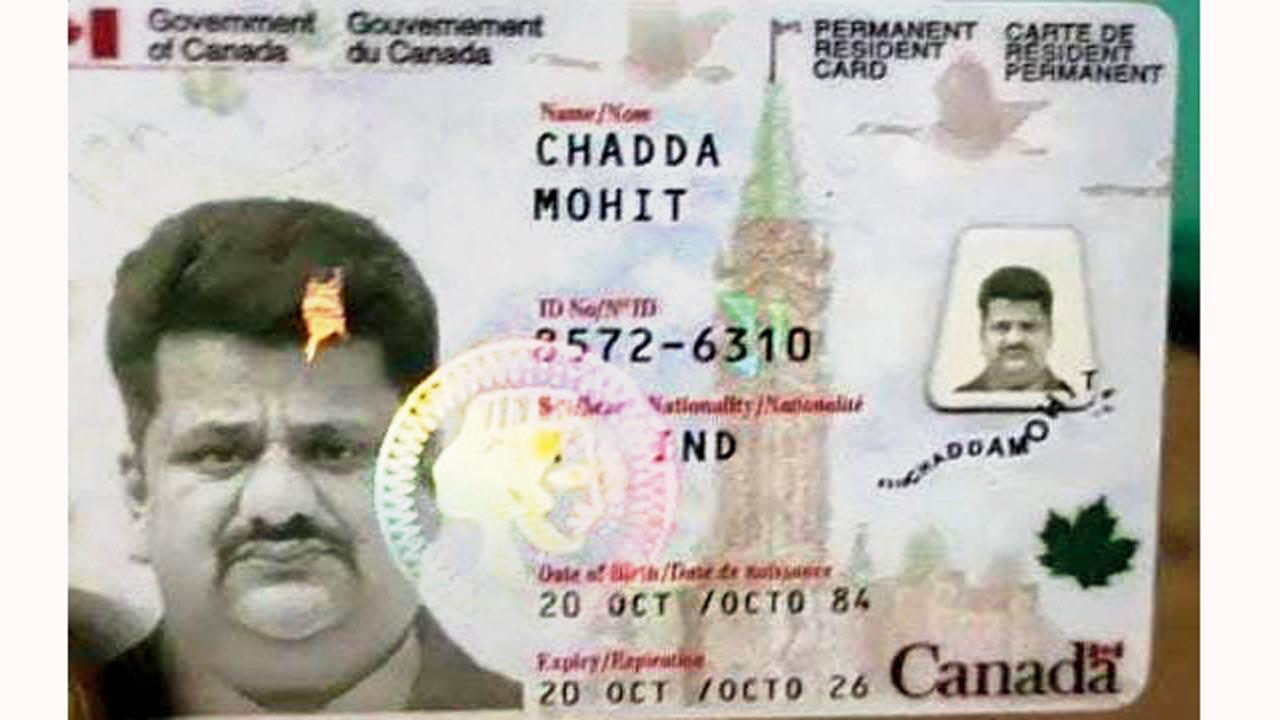 Police are yet to determine if Mohit Chaddha’s Canadian documents are real; the swindler’s riving licence, which was found to be fake