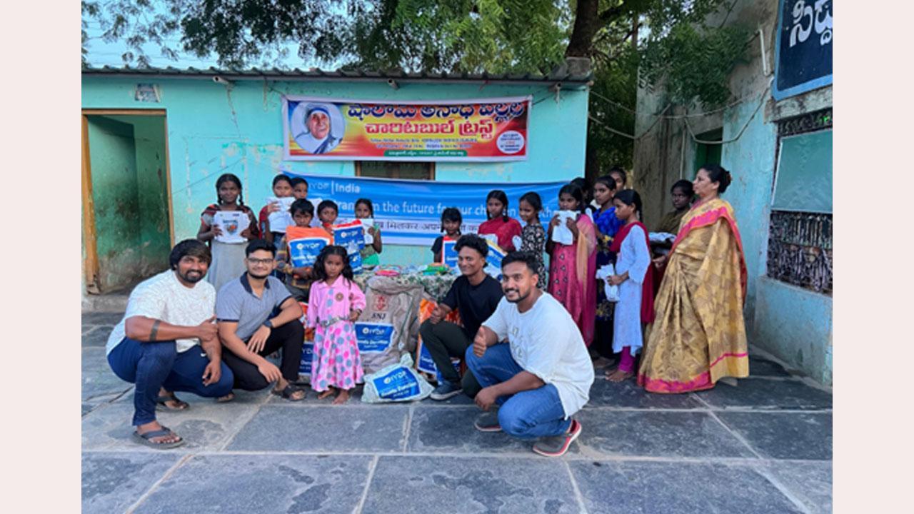 IYDF Partners with Manu's Cuts N Curves Gym to Bring Warmth and Care to Orphanage Children in Badvel