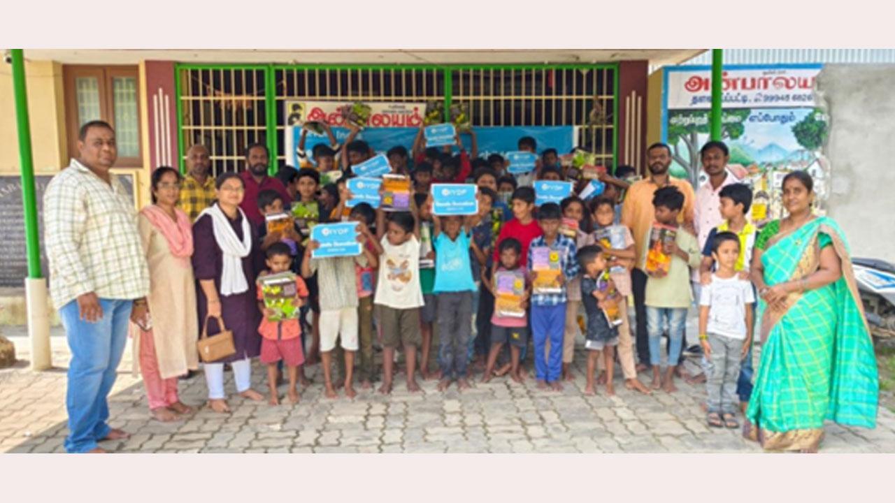 IYDF Partners with Dev Creations to Bring Warmth and Support to Salem Anbalayam Students