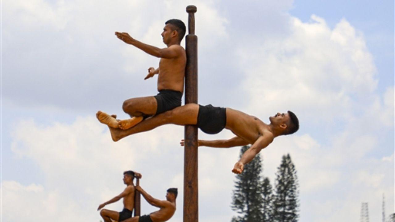 At the rehearsal, the Tornado bike stunt team were spotted performing thrilling stunts displaying their courage. 