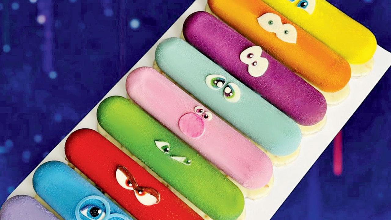 Chef Dean Rodrigues’ pastries that take inspiration from the movie Inside Out 2 