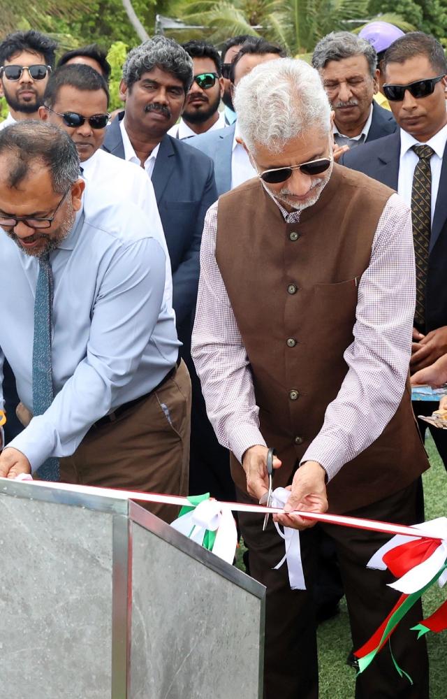 During his visit to Male, Jaishankar signed MoUs on capacity building and inaugurated six High Impact Community Development Projects