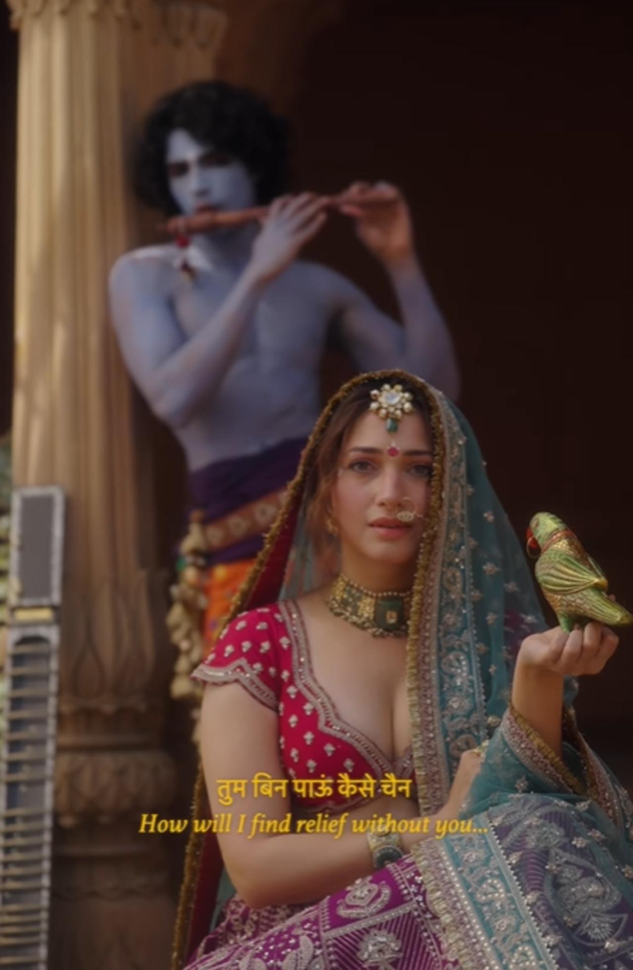 The heavily embellished lehenga truly worked its magic, while the nath, choker, and elaborate maang tikka added just the right amount of drama to complete the look