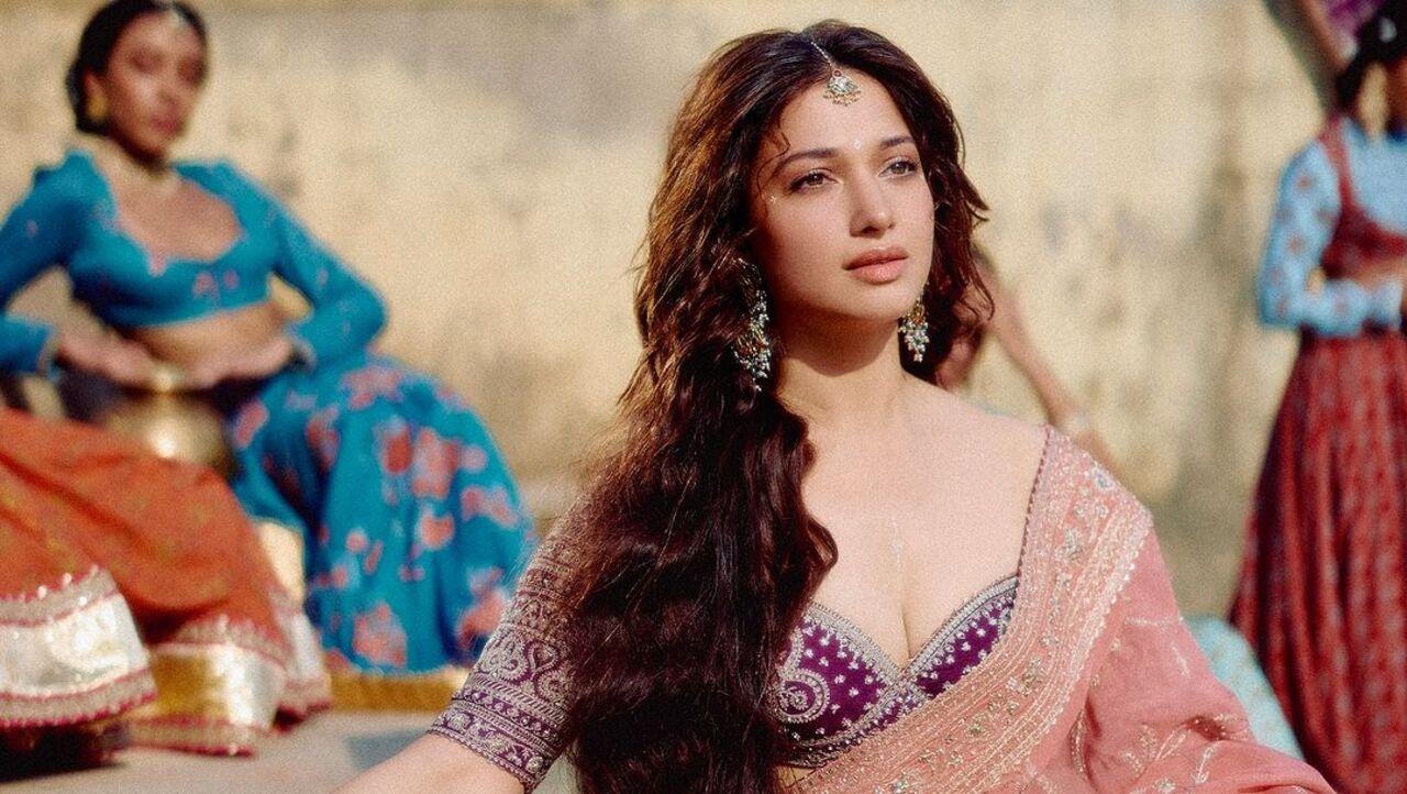 These pictures scream patience. Tamannaah gazes with patience that reflects Radha's yearning for Krishna