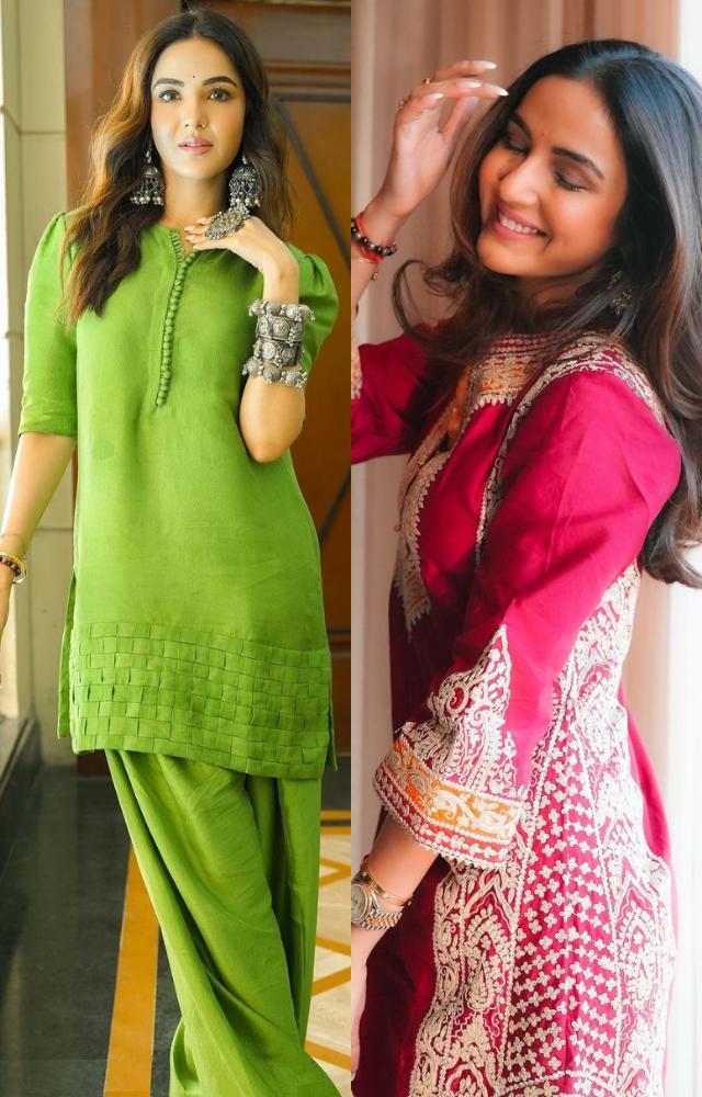 Jasmin Bhasin`s stunning suit Selections