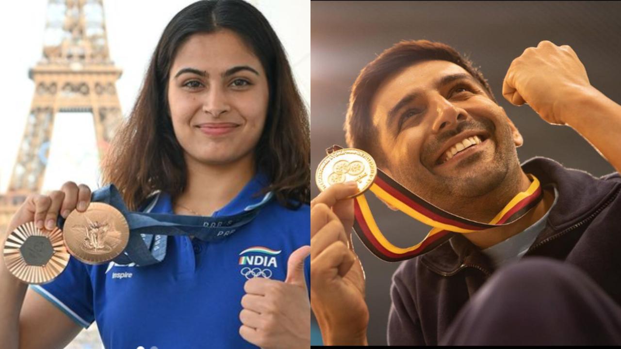 Olympics winner Manu Bhaker hails Kartik's performance in Chandu Champion