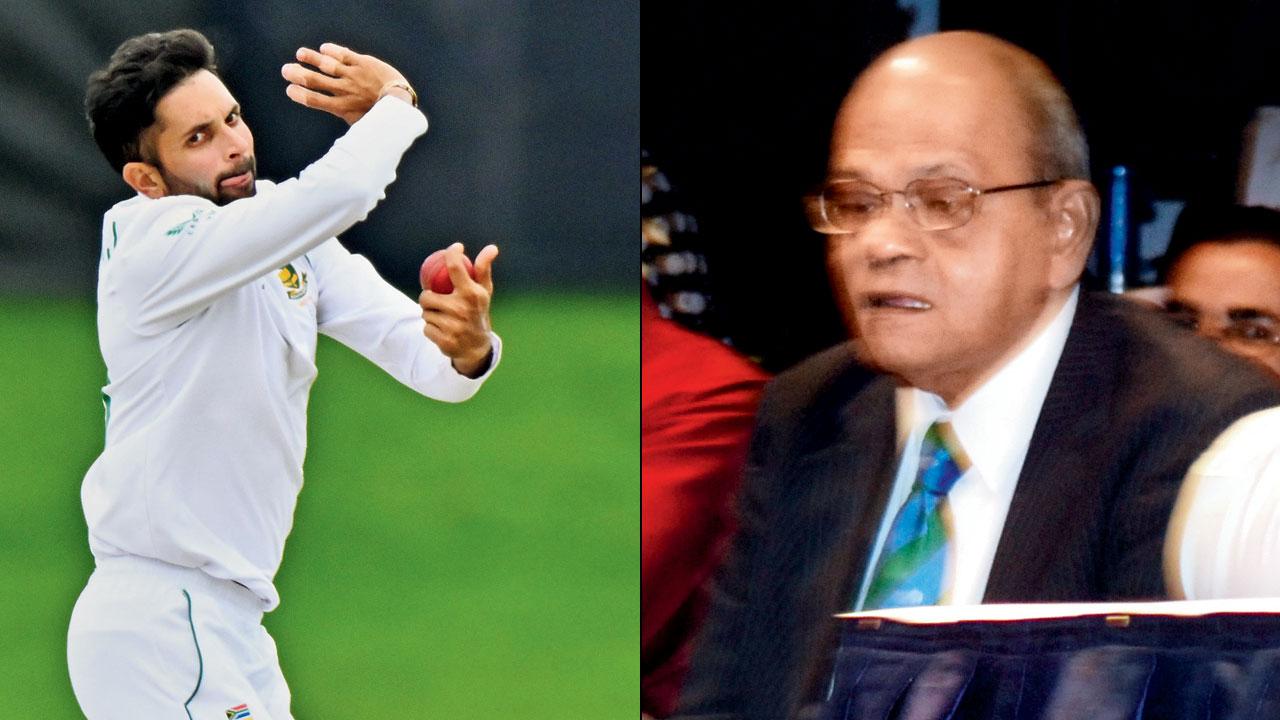 Keshav Maharaj (right) Rajan Bala