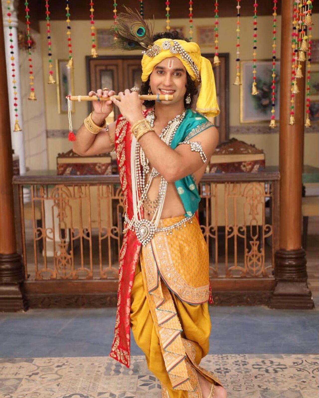 Meghan Jadhav portrayed Shri Krishna in the TV series Jai Shri Krishna. His portrayal captured the divine and playful aspects of Krishna's childhood