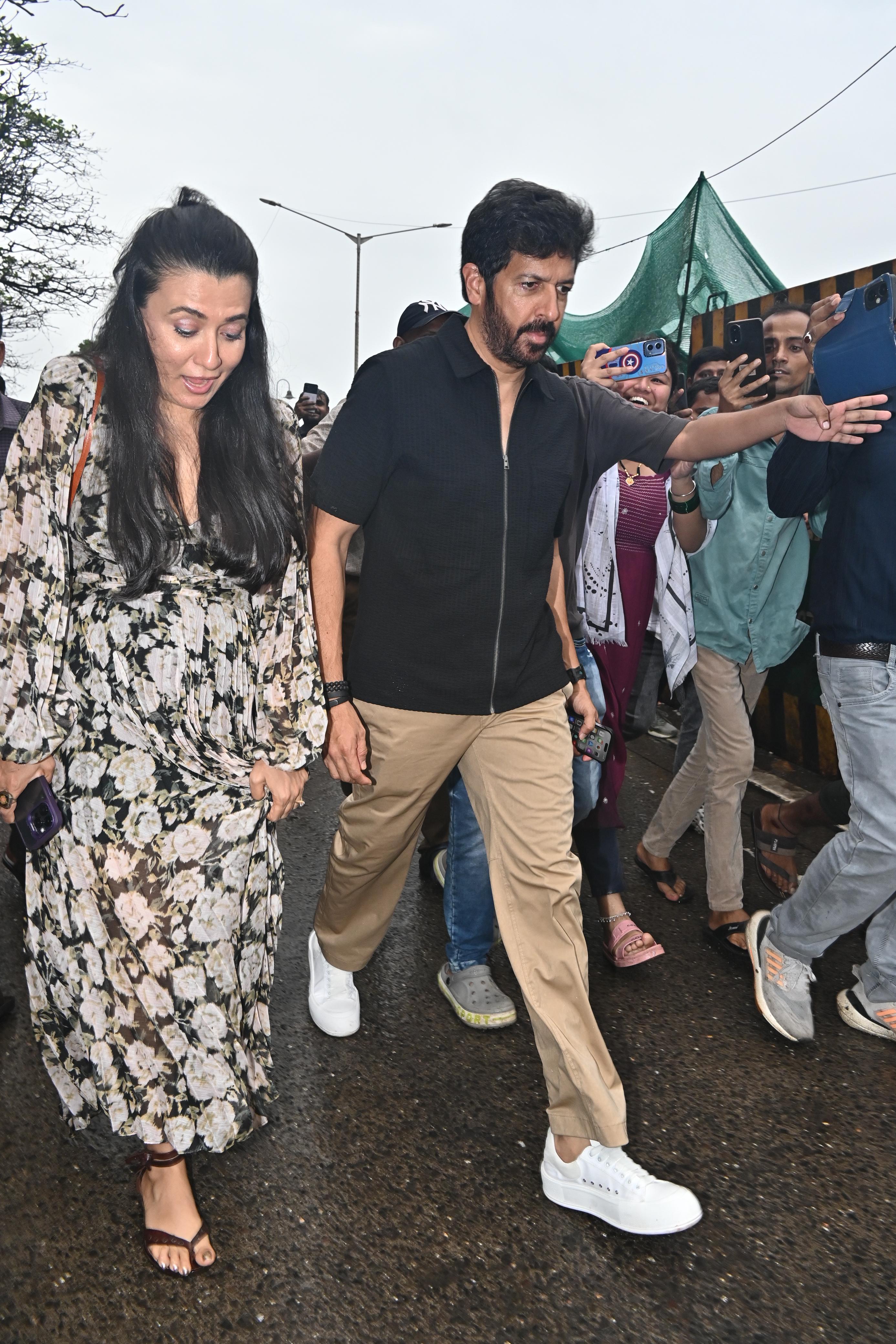 Kabir Khan came to the prayer meeting with his wife