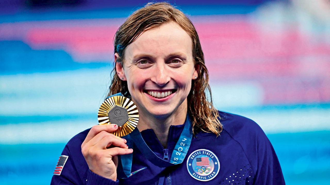 USA’s Ledecky wins 800m freestyle for historic 9th gold