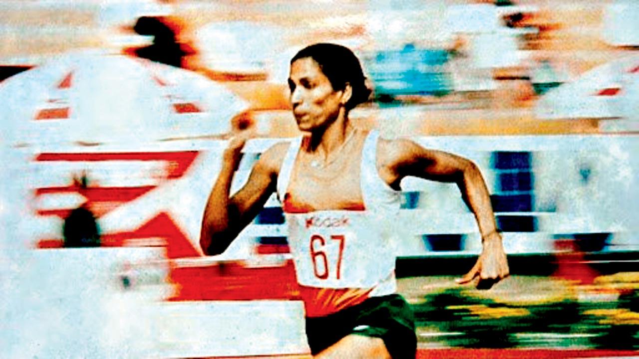 PT Usha. Pics Courtesy/Olympics. com