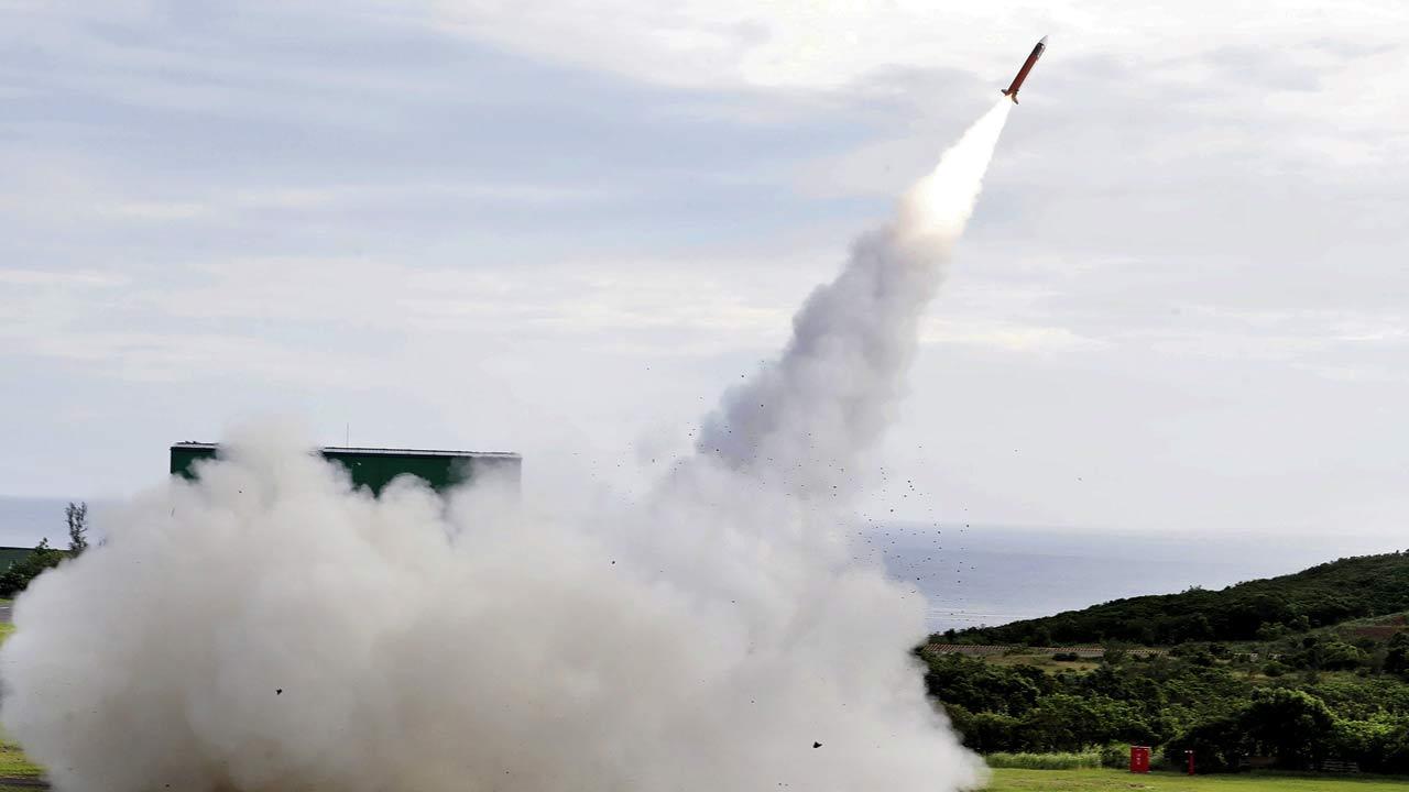 Live-fire missile drills launched by Taiwan