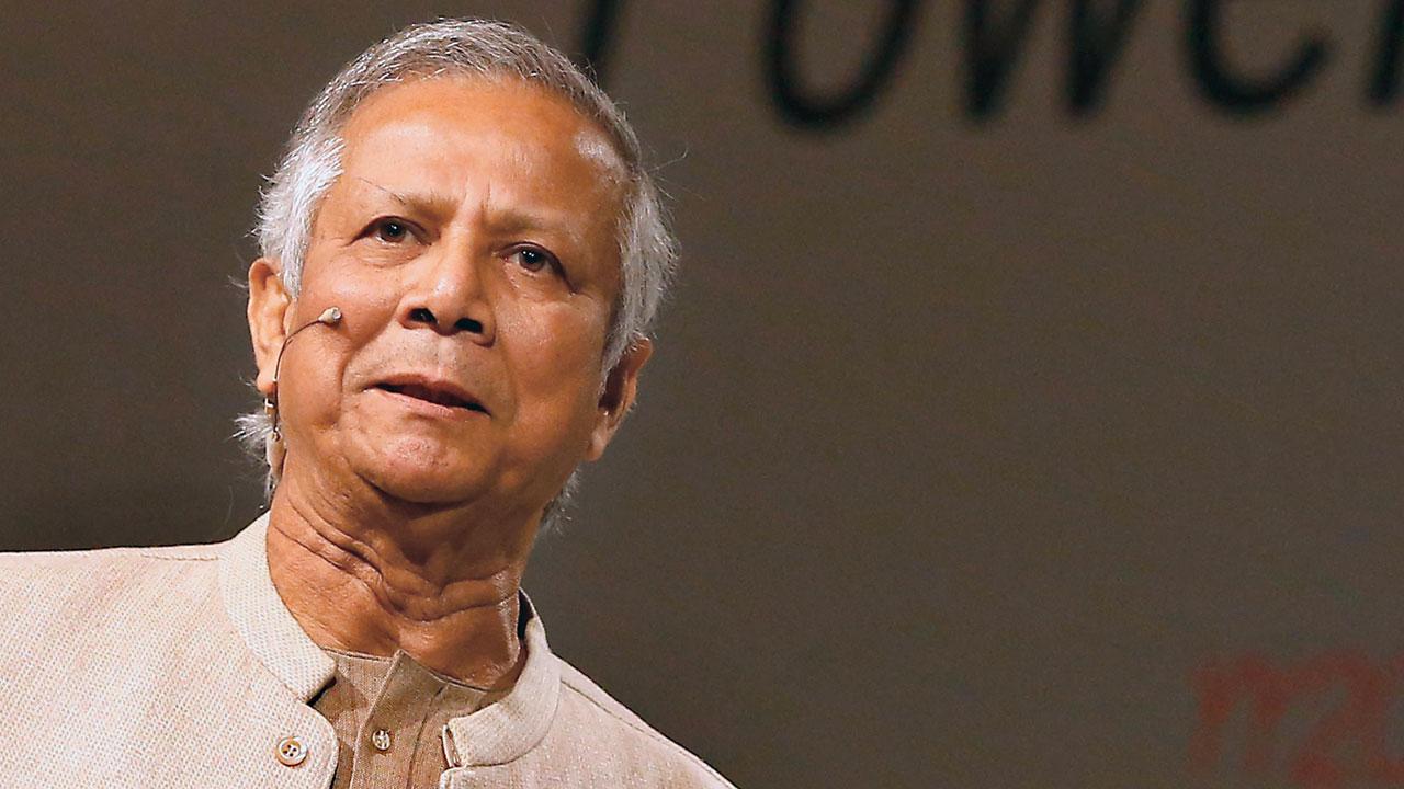Nobel winner Muhammad Yunus. Pic/AFP