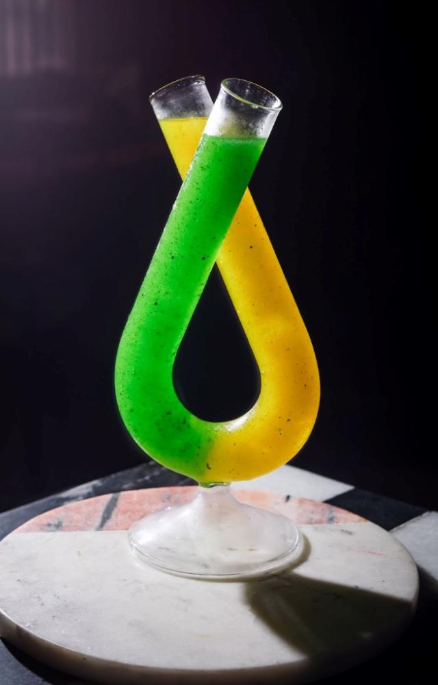 With vodka, mango, kiwi, mint and basil, the cocktail offers a vibrant medley of tropical flavours that embody the essence of a sunlit paradise in Mumbai