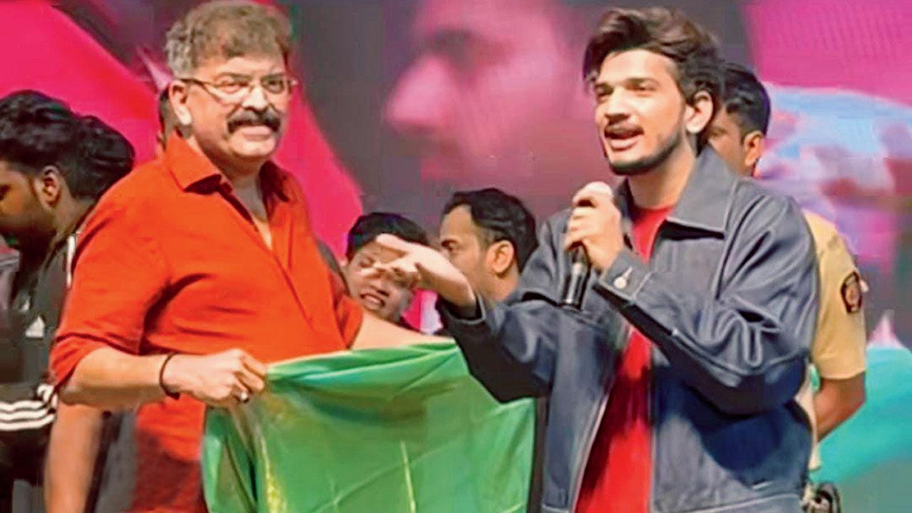 Three-time Mumbra-Kalwa MLA Jitendra Awhad and Bigg Boss winner Munawar Faruqui