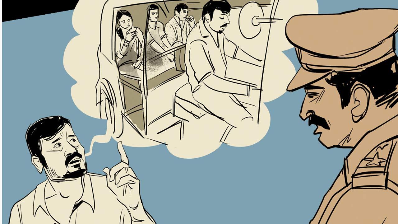  Investigators spoke with an auto-rickshaw driver who had a regular pickup near T Junction. The driver had dropped a family off at Mankhurd railway station 
