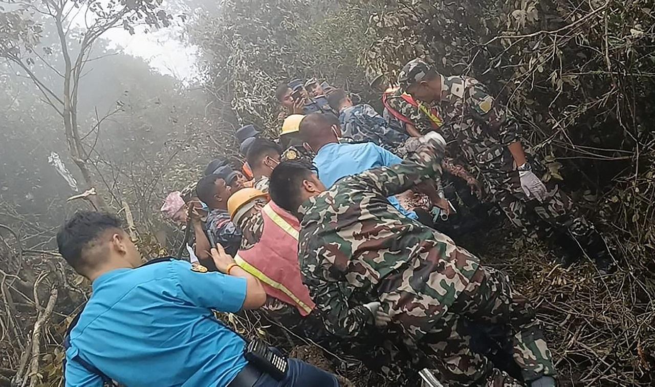 The helicopter had taken off from Kathmandu international airport at 1:54 p.m. local time and was heading towards the town of Syaprubeshi