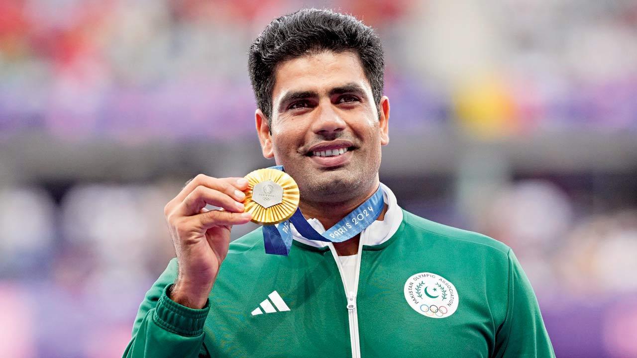 Pakistan rewards Nadeem Rs 7.52cr for Olympic title