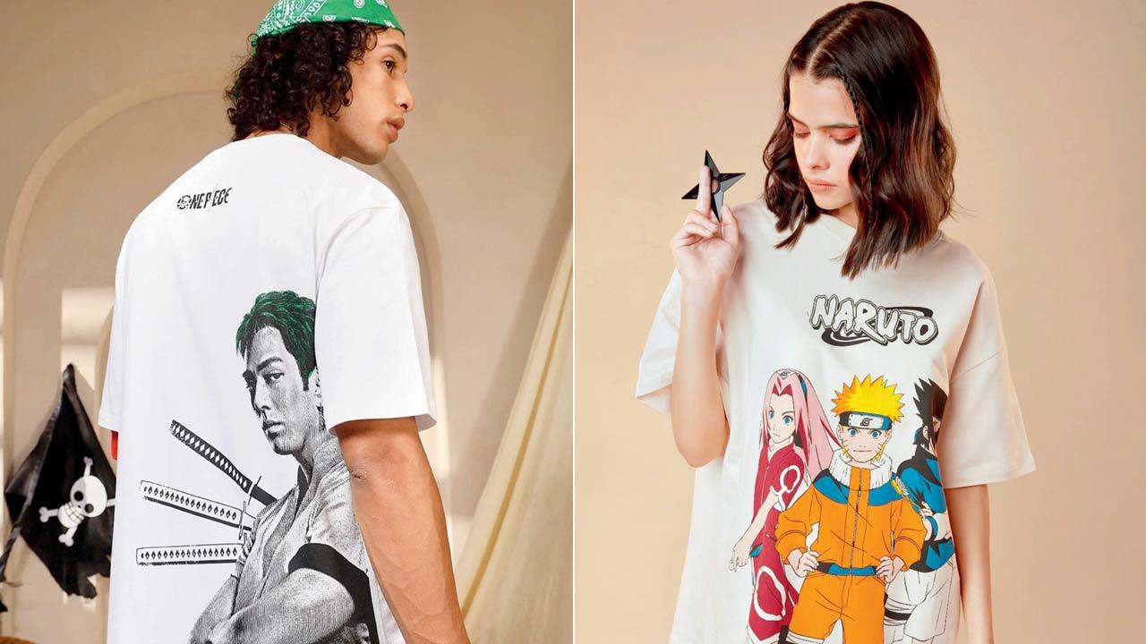 The Souled Store and Bewakoof are just some of the brands that are doing official anime merch. Pic Courtesy/The Souled Store