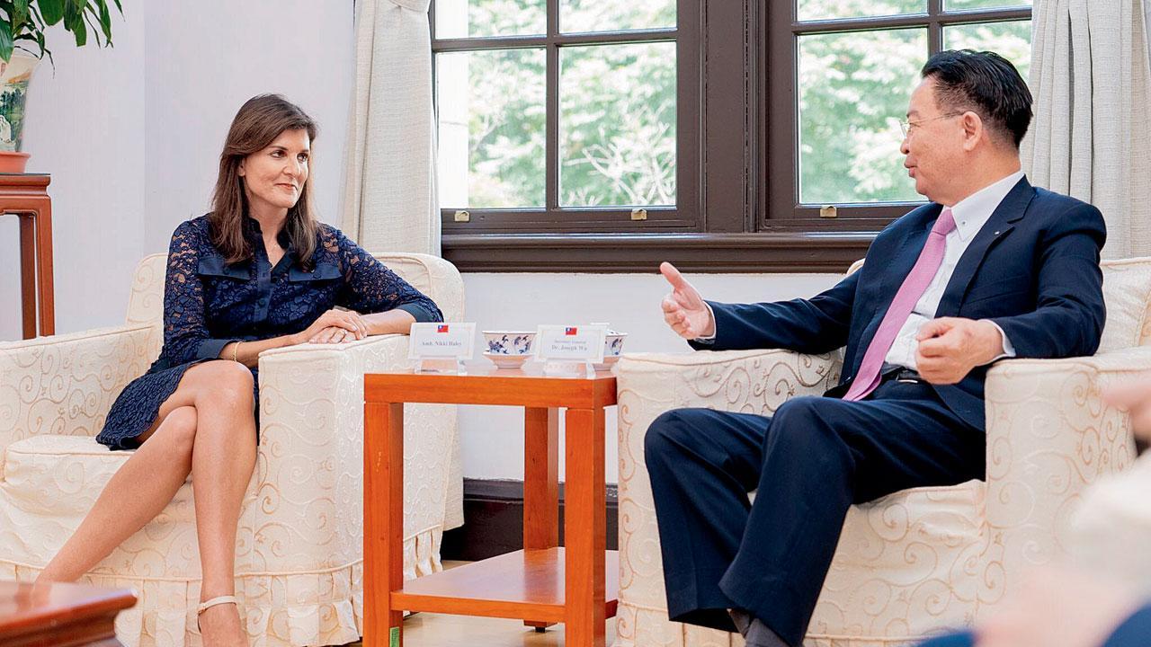 Isolationist policy not healthy, says Nikki Haley on Taiwan visit