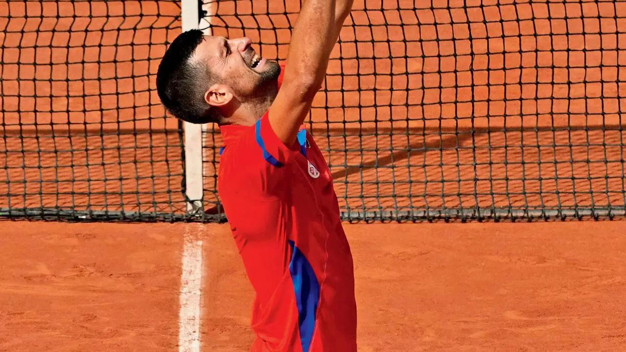 Novak Djokovic
Serbia's tennis star Novak Djokovic defeated Spain's Carlos Alcaraz to win his first Olympic gold medal. With this win, Djokovic joined Andre Agassi, Rafael Nadal, Steffi Graf and Serena Williams as the only players to win all four Grand Slams and Olympic singles gold