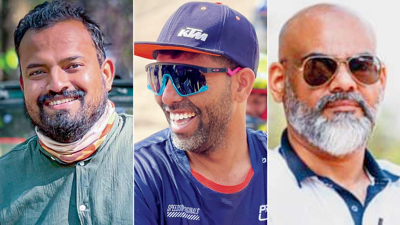 Manjunath Bagade, Nilesh ‘Nelly’ Dhumal and Harshvardhan Khangarot