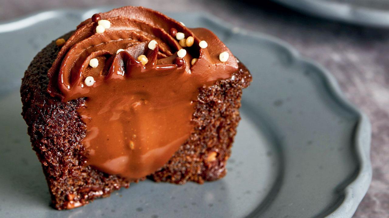 Paris 2024 hot chocolate muffin
