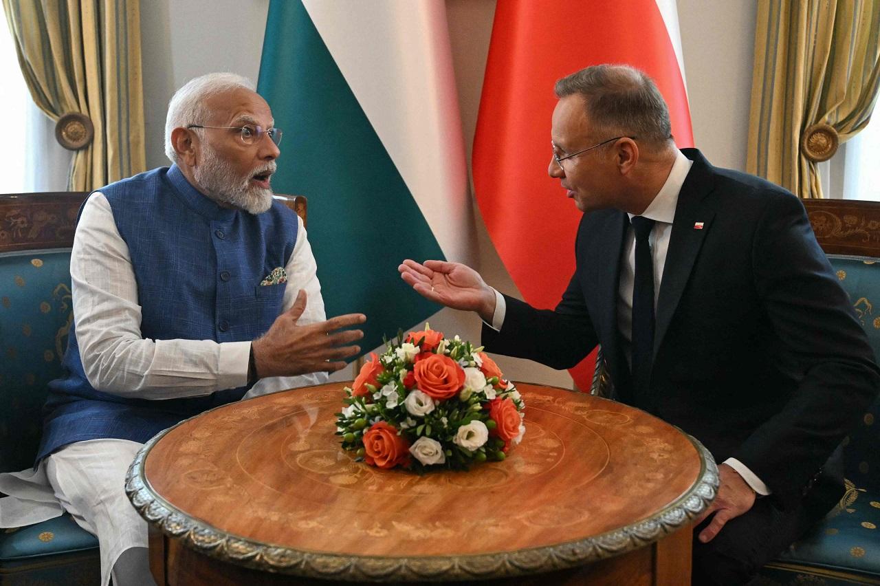 In his statement at the joint press conference with Prime Minister of Poland Donald Tusk, PM Modi said that close cooperation in the field of defence is a symbol of deep mutual trust between the two countries
