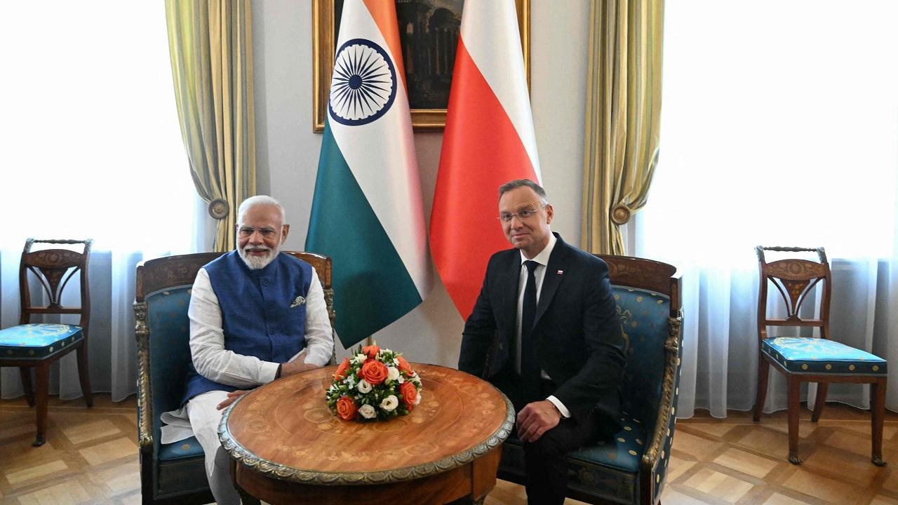 The PMO India also shared pictures of PM Modi and Poland President Duda on its X handle and said, 