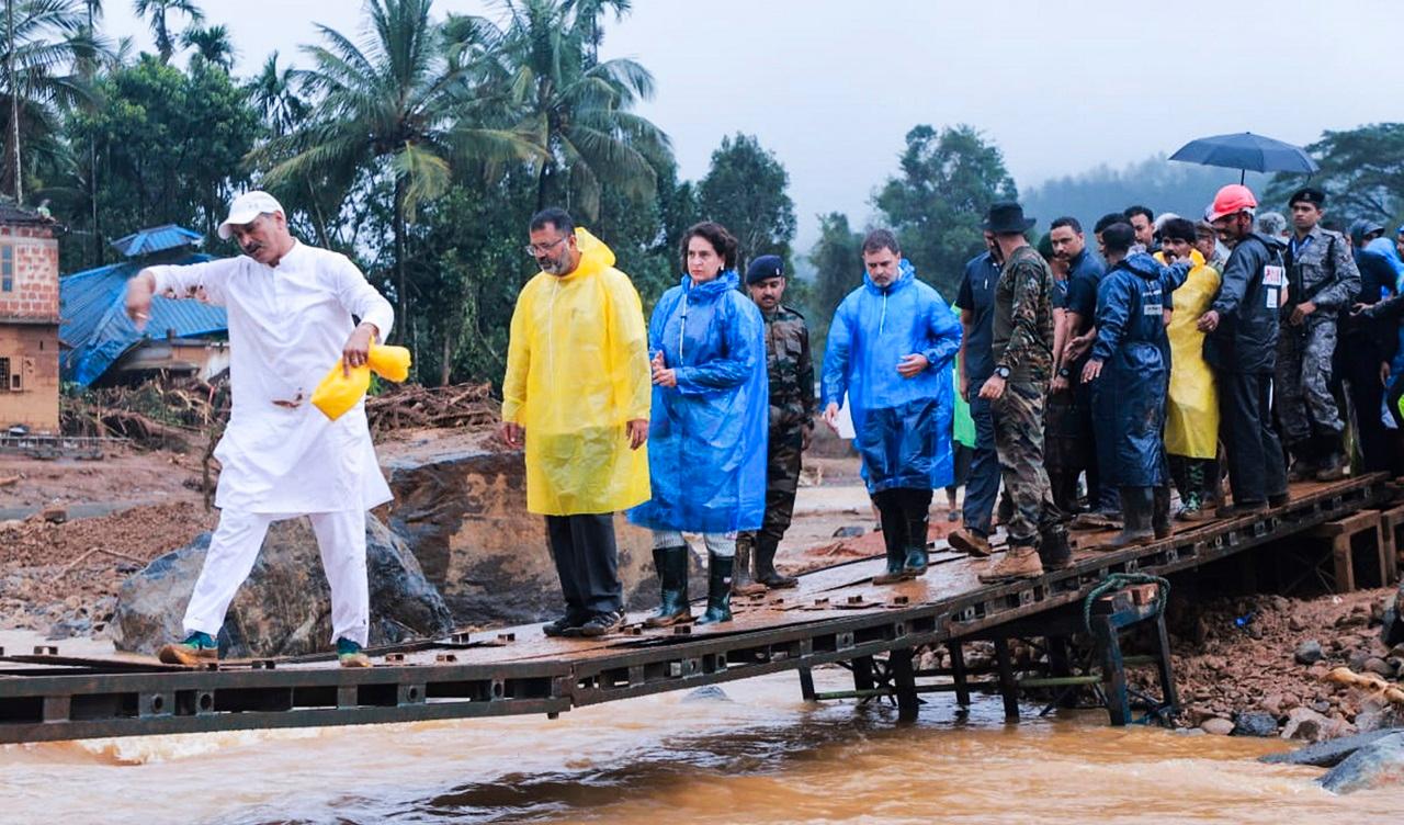 After visiting the spot, Gandhi in a Facebook post said witnessing the scenes of disaster and tragedy deeply pained his heart