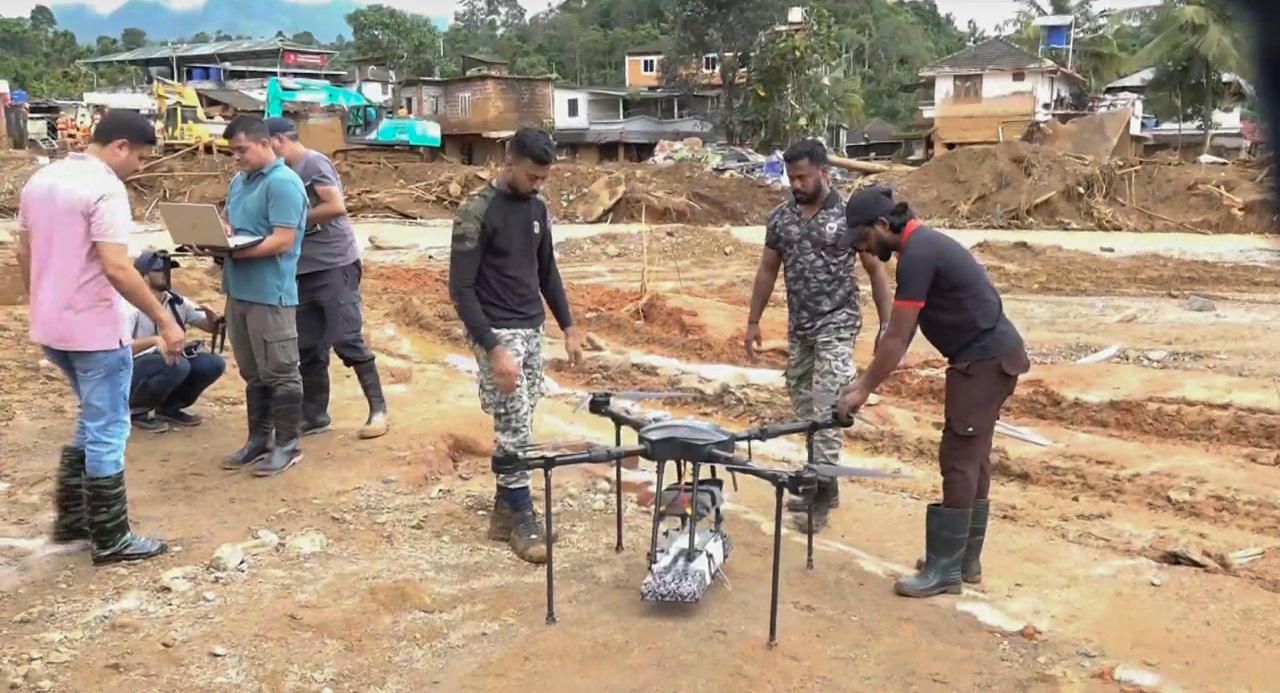 Meanwhile, officials said an 18-member team stranded near a waterfall in the forest in the district is safe