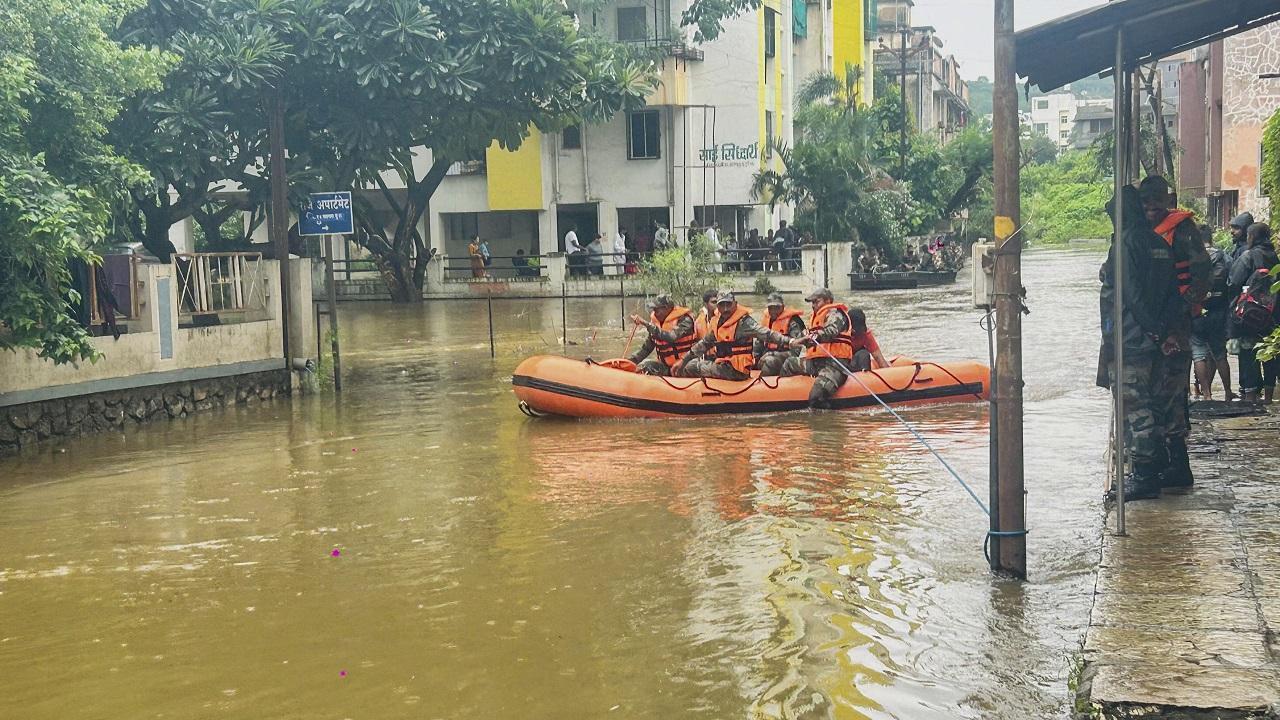 In Photos: Pune’s Ekta Nagar faces severe flooding due to heavy rains