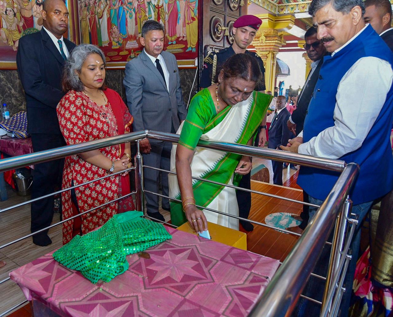 On Tuesday, she was conferred the Companion of the Order of Fiji, the country's highest civilian award