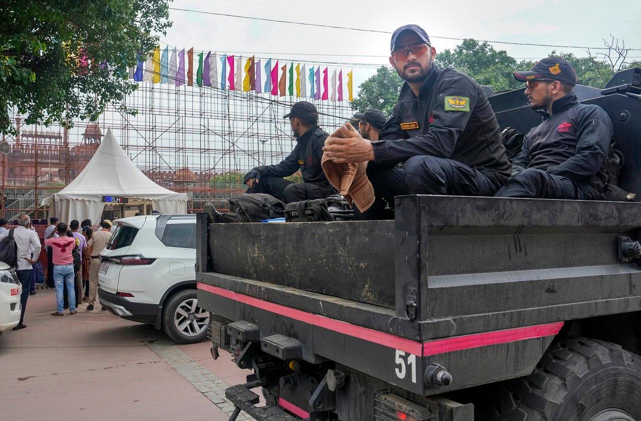 According to police, anti-drone systems will be installed at the Red Fort is the convention while several anti-terror measures, including the installation of air defence guns, are being initiated