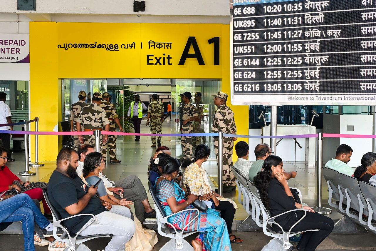Subsequently, a full emergency was declared at the airport at 7.36 am, they said