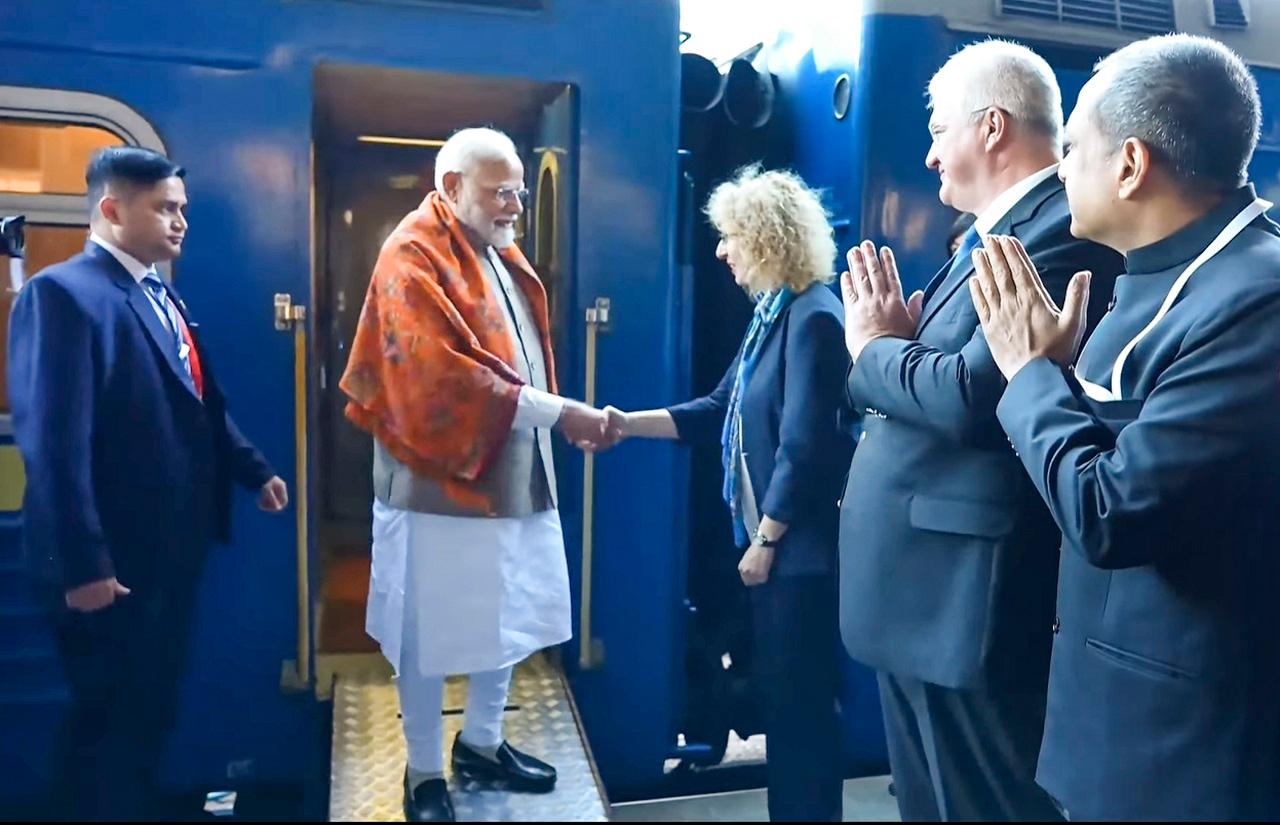 The prime minister's visit to Kyiv comes nearly six weeks after his high-profile trip to Moscow during which he held extensive talks with Russian President Vladimir Putin largely with a focus on ending the conflict
