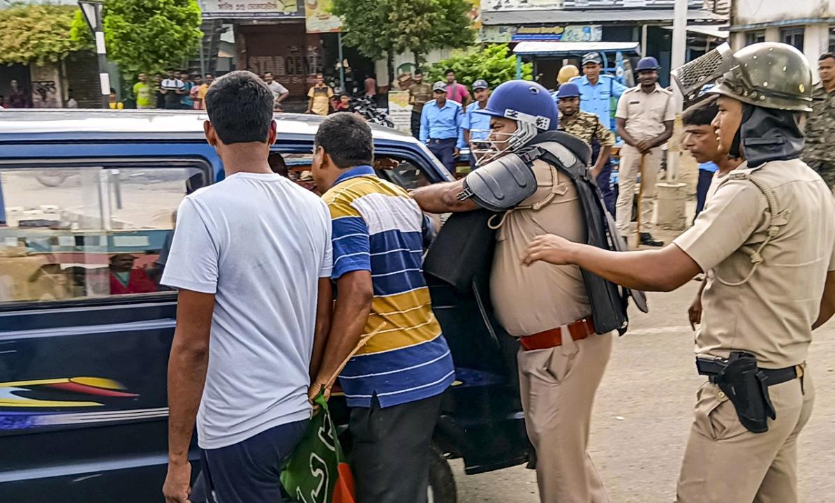 BJP leader alleges attack by TMC workers during Bangla Bandh; watch video