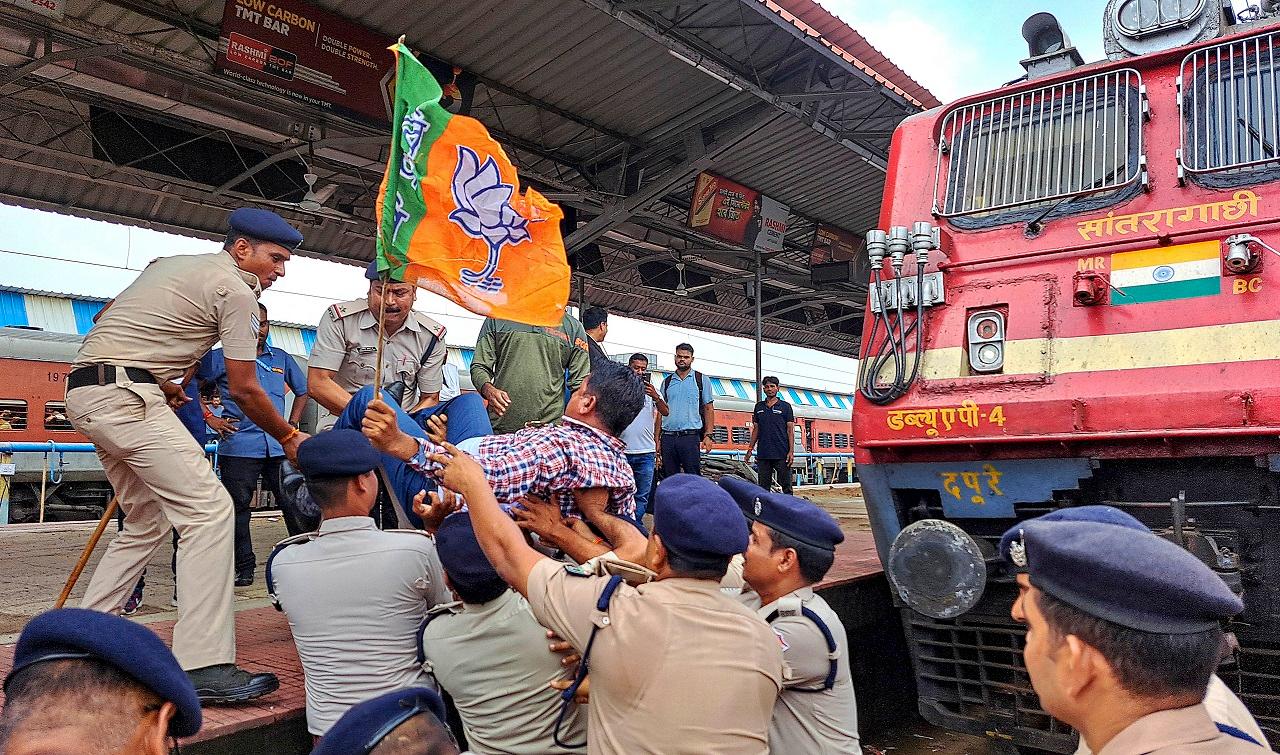 Picketing by BJP supporters on the roads led to disruption of public transport services for some time in Cooch Behar, Alipurduar, Siliguri and Malda in northern West Bengal, and in Purulia, Bankura and some other places in the southern part of the state