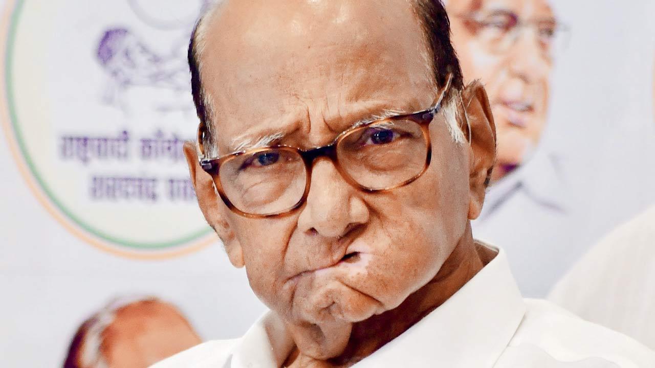 Sharad Pawar faces Maratha protests and black flags in Maharashtra