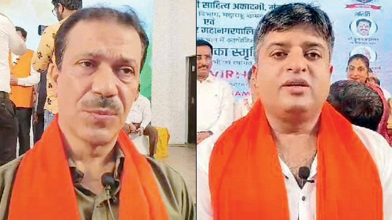Prakash Dewani; (right) Anit Kumar, naturalised citizens